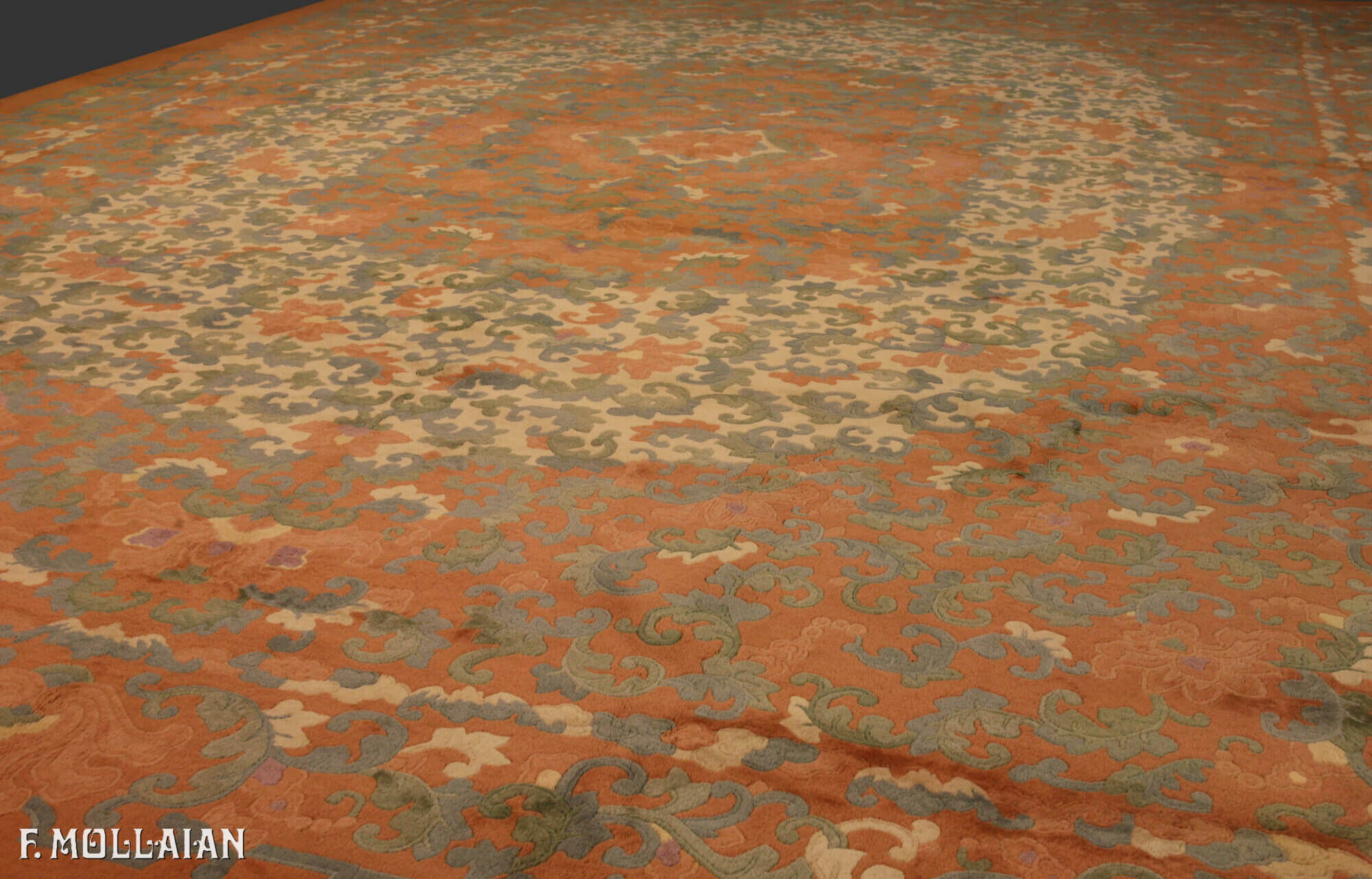 A Very Large Antique Chinese Peking Nichols Carpet n°:65741163